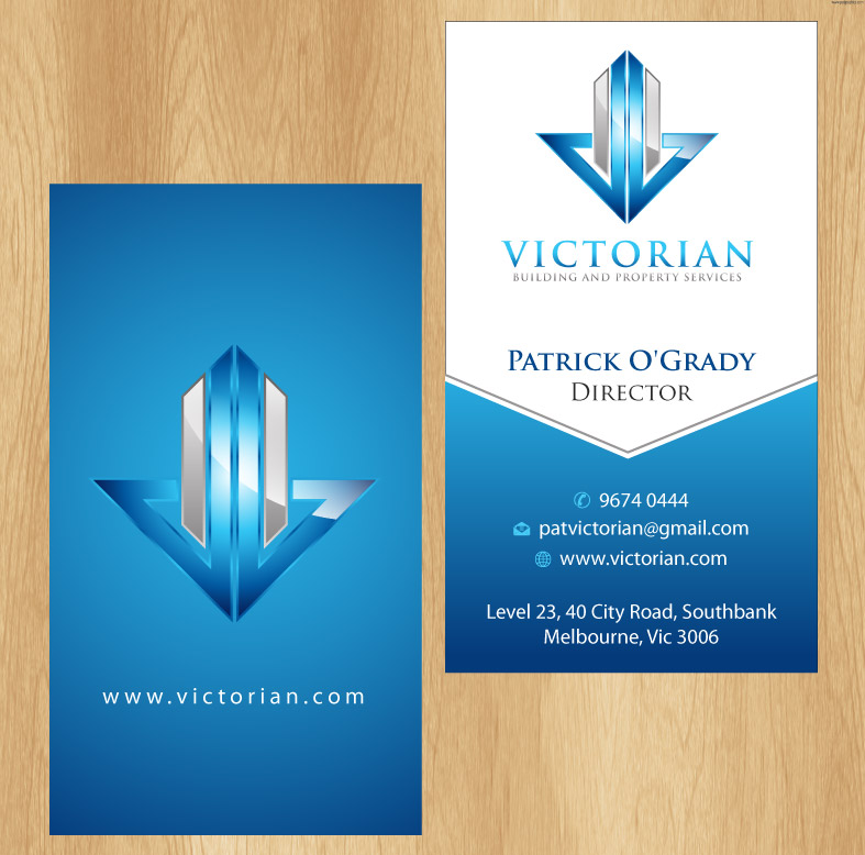 Visitenkarten-Design von Infinitive Technology für Victorian Building and Property Services | Design #11374541