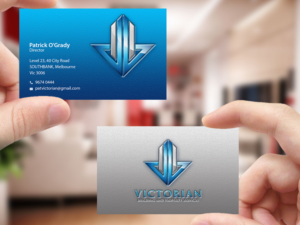 Business Card Design by Creations Box 2015 for Victorian Building and Property Services | Design: #11303407