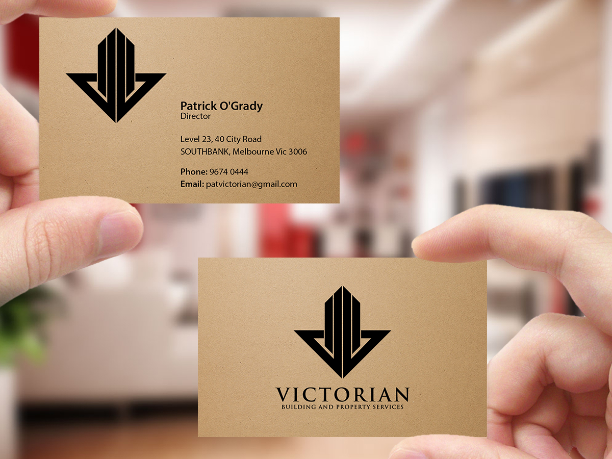 Business Card Design by Creations Box 2015 for Victorian Building and Property Services | Design #11303409