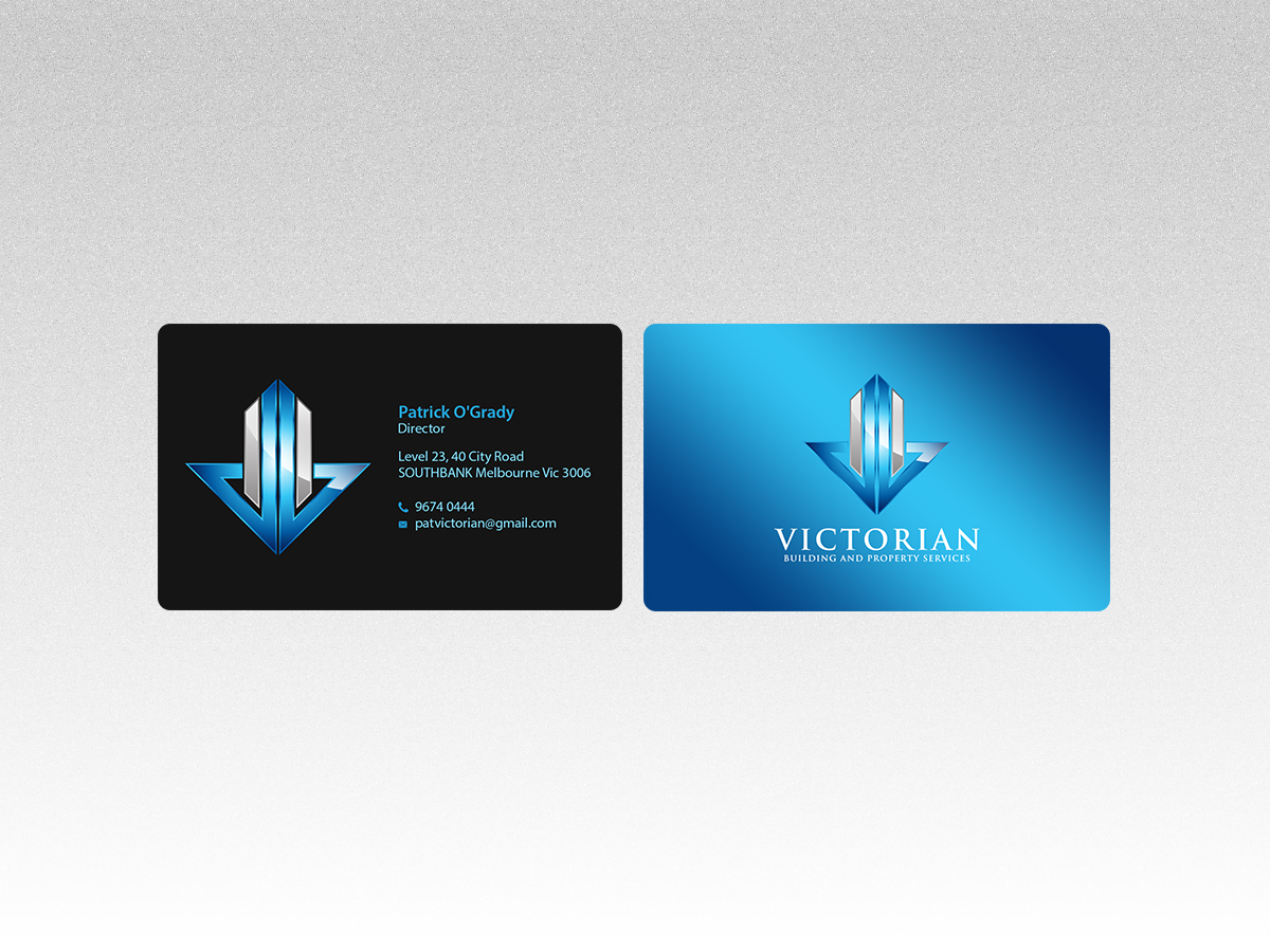 Business Card Design by Creations Box 2015 for Victorian Building and Property Services | Design #11303429