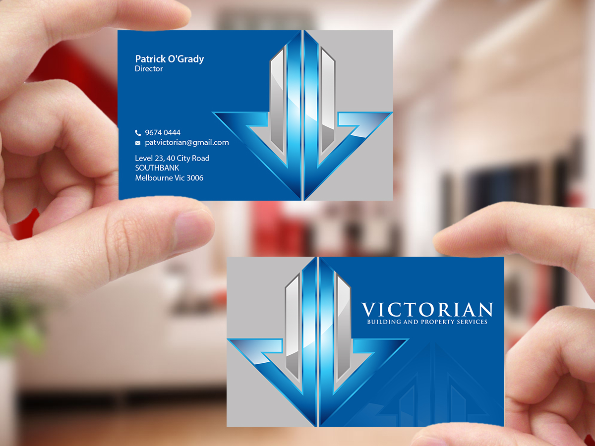 Diseño de Tarjeta de Presentación por Creations Box 2015 para Victorian Building and Property Services | Diseño #11307981