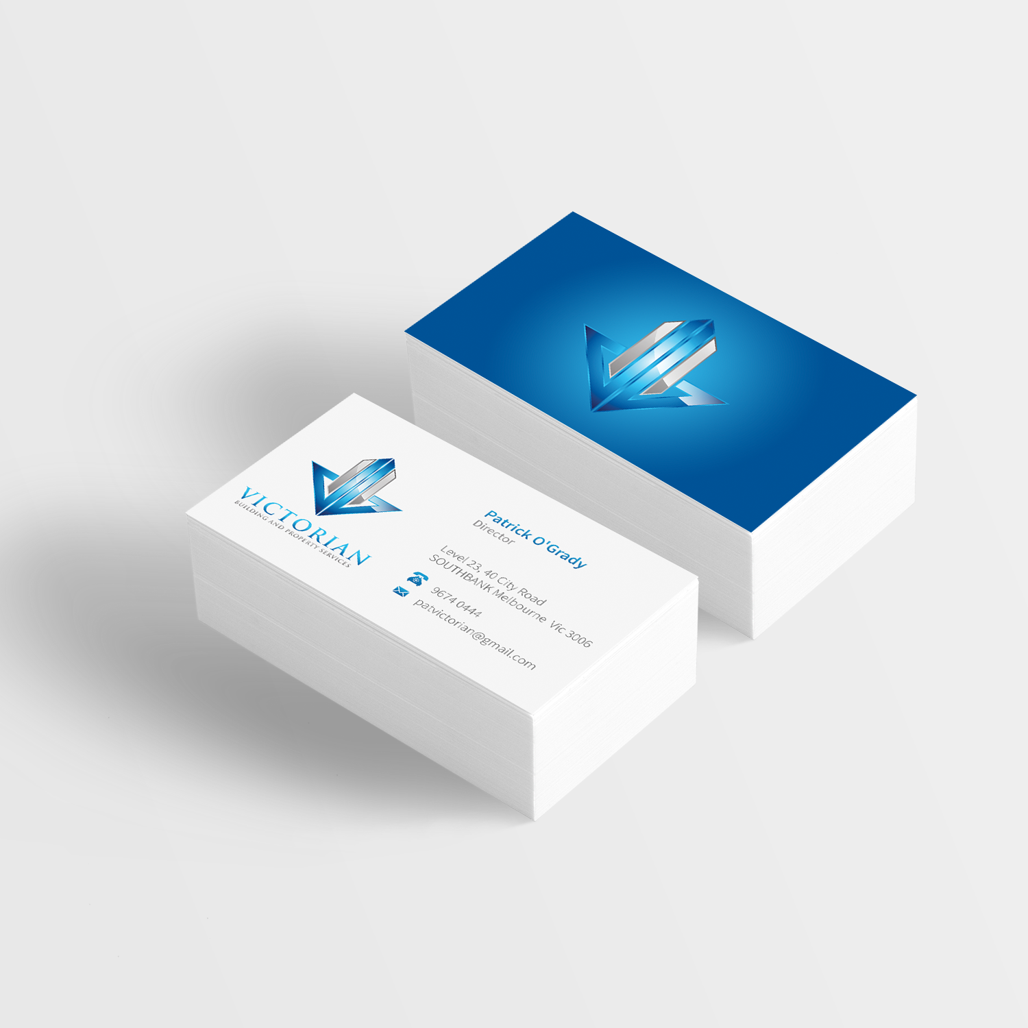 Visitenkarten-Design von Shabnum Khan für Victorian Building and Property Services | Design #11372810