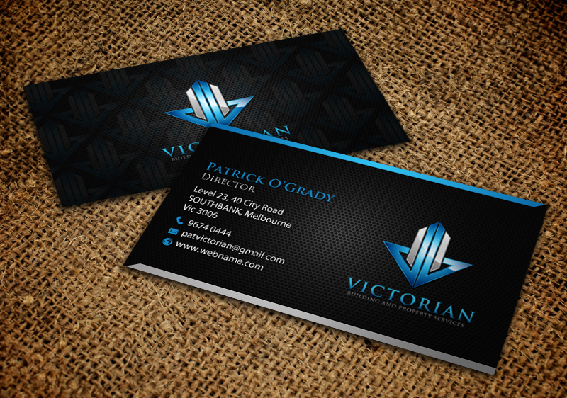 Visitenkarten-Design von chandrayaan.creative für Victorian Building and Property Services | Design #11296209
