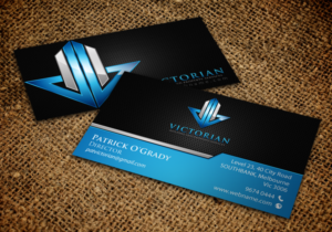 Business Card Design by chandrayaan.creative for Victorian Building and Property Services | Design: #11296215