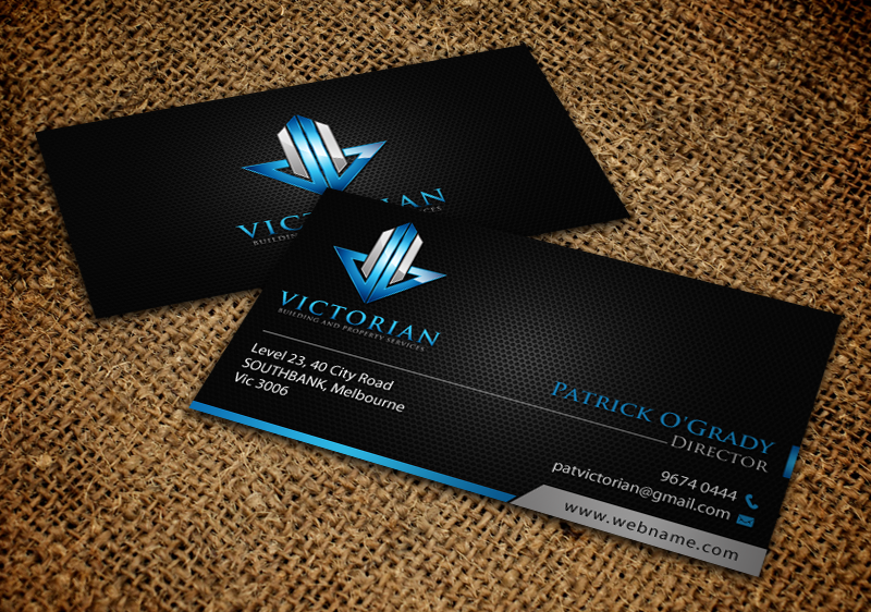 Visitenkarten-Design von chandrayaan.creative für Victorian Building and Property Services | Design #11296218