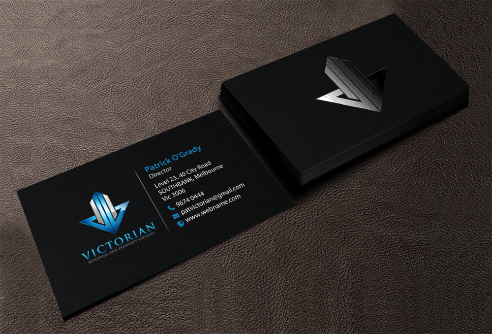 Business Card Design by chandrayaan.creative for Victorian Building and Property Services | Design #11296235