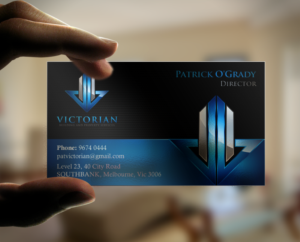 Business Card Design by chandrayaan.creative for Victorian Building and Property Services | Design: #11305748