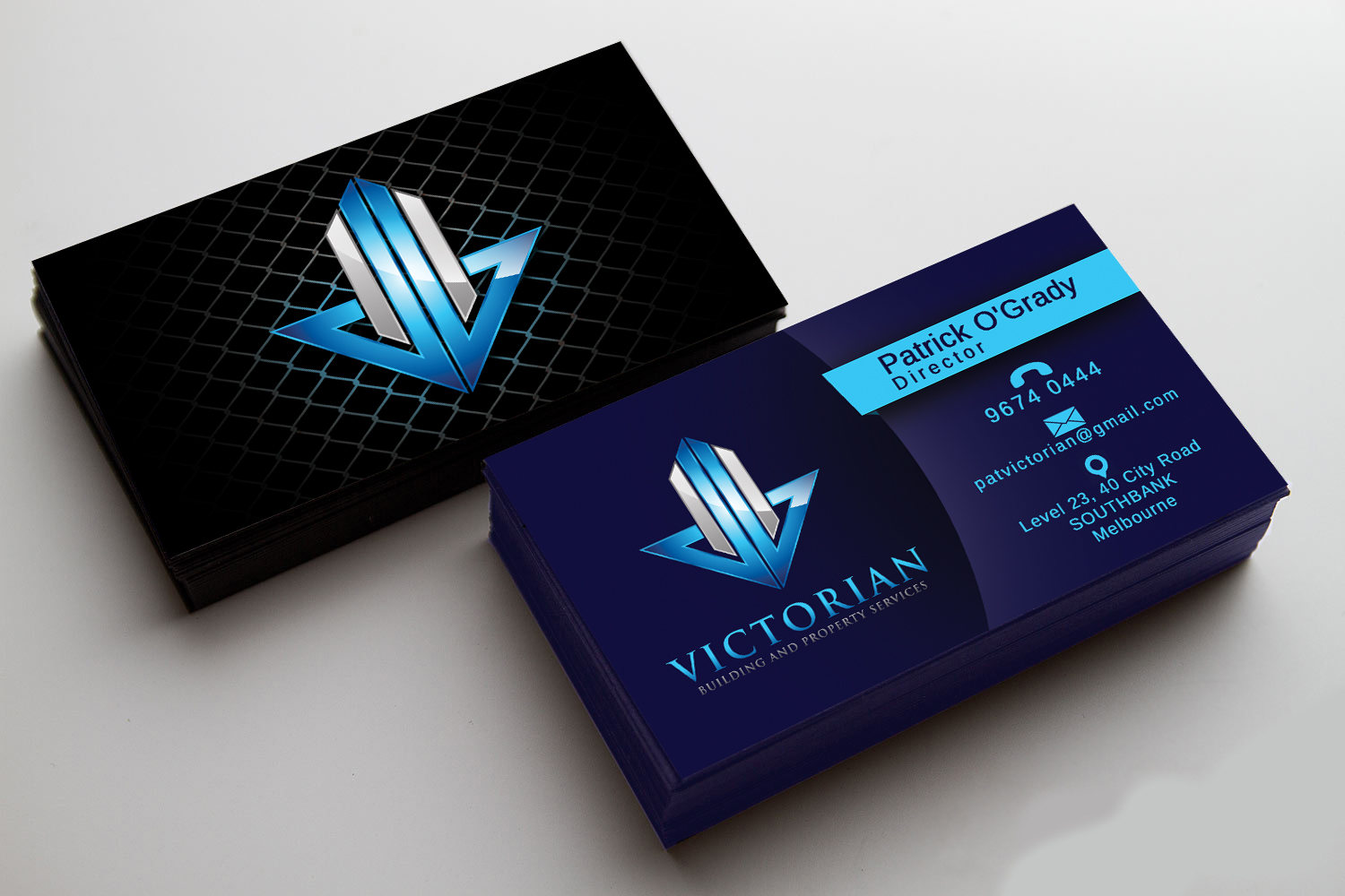 Visitenkarten-Design von th.evensen für Victorian Building and Property Services | Design #11318695