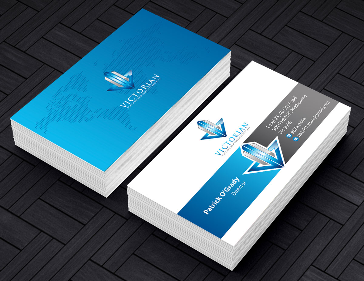 Business Card Design by alpesh9520 for Victorian Building and Property Services | Design #11305551