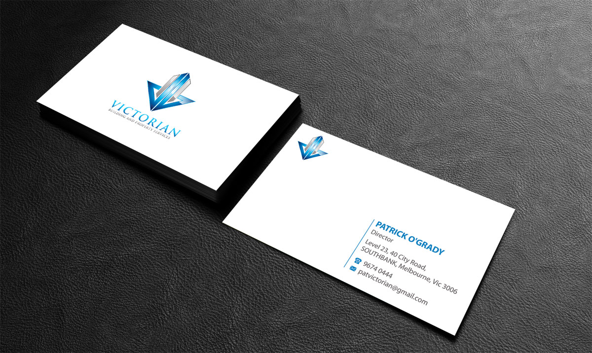 Business Card Design by alpesh9520 for Victorian Building and Property Services | Design #11305553