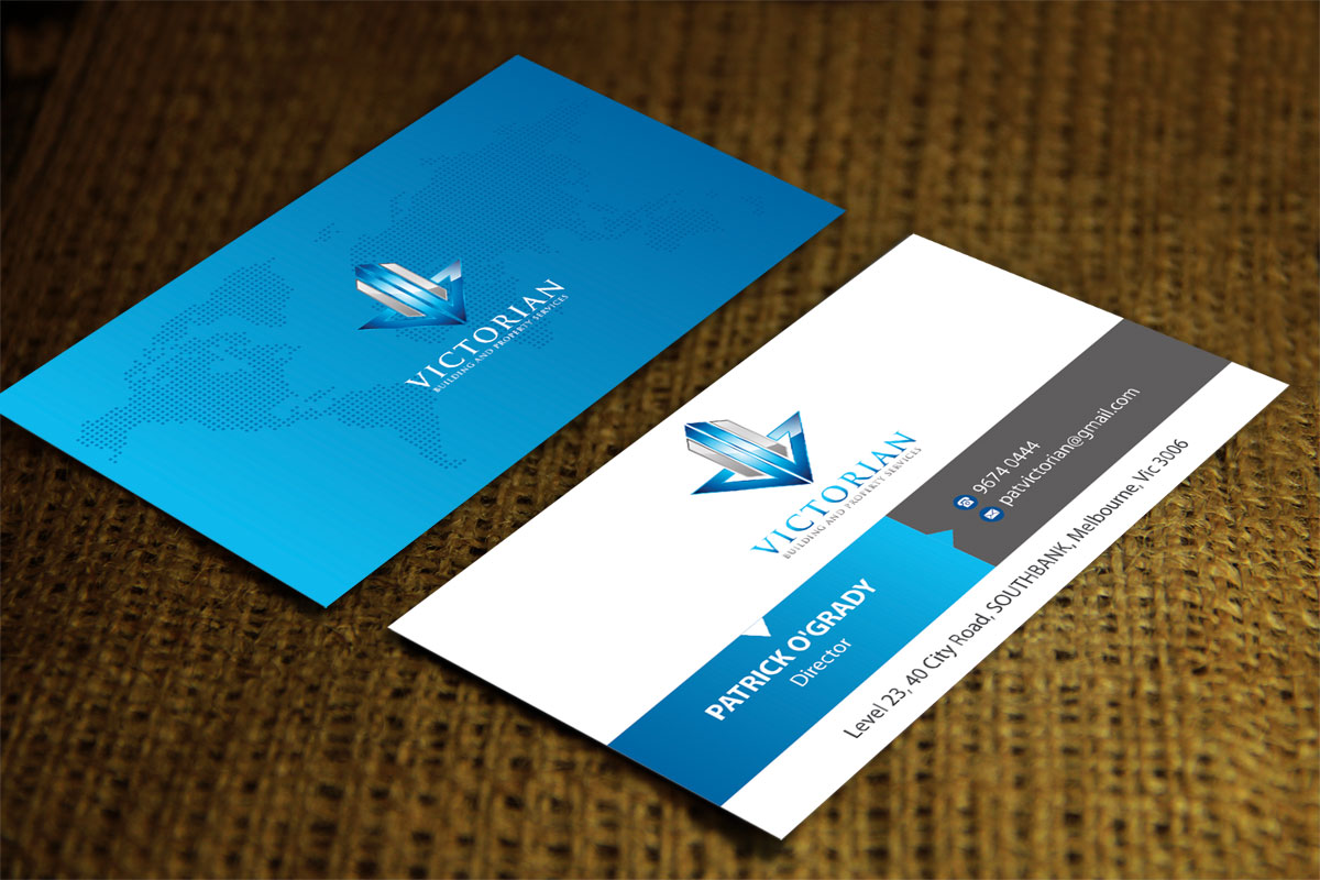 Business Card Design by alpesh9520 for Victorian Building and Property Services | Design #11305607