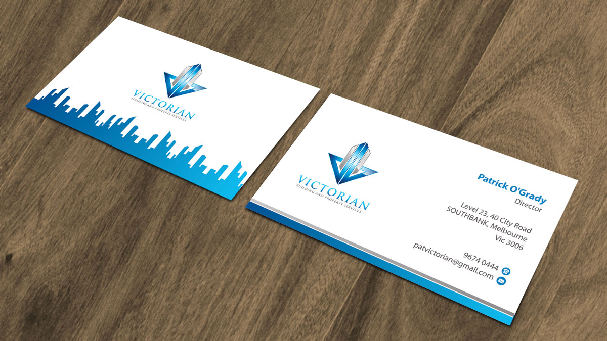 Business Card Design by alpesh9520 for Victorian Building and Property Services | Design #11319748