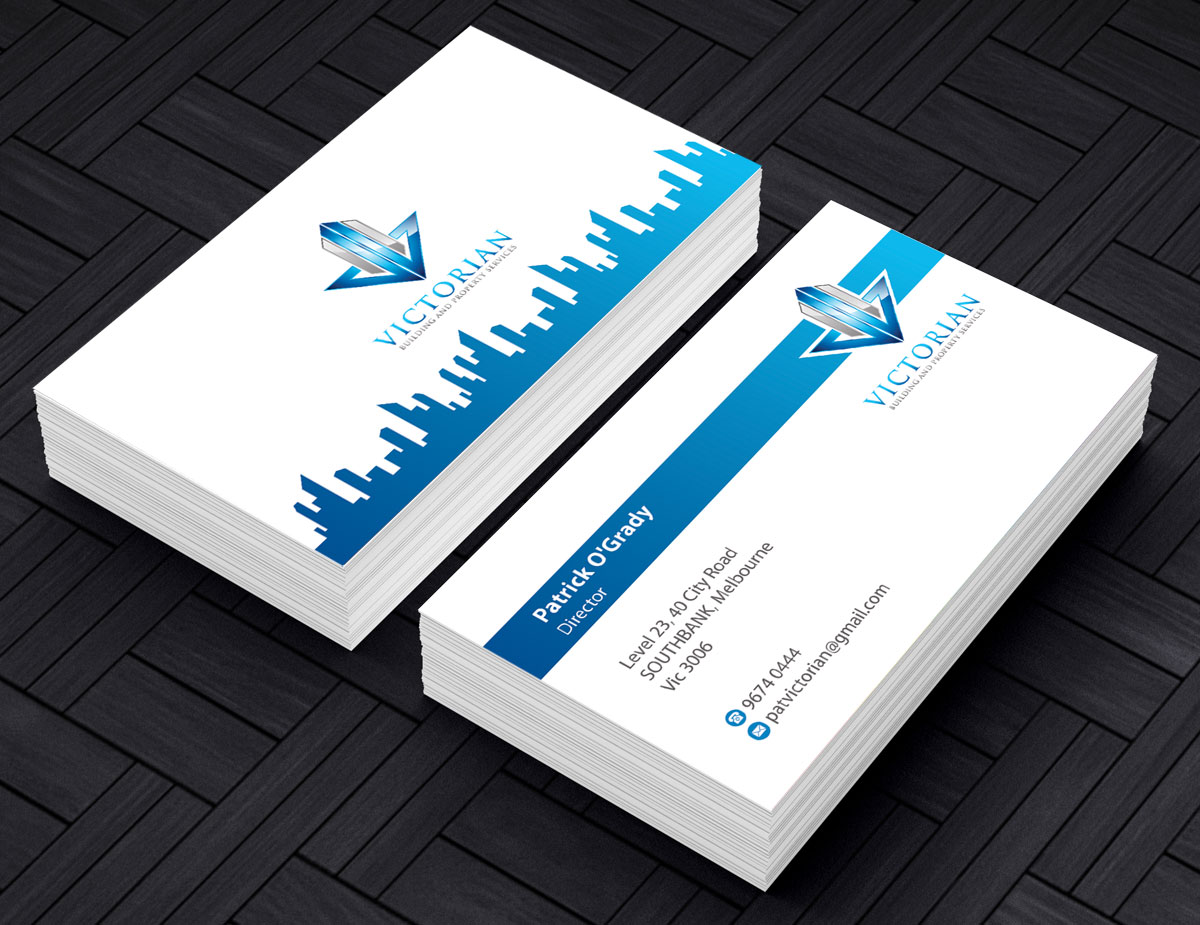 Business Card Design by alpesh9520 for Victorian Building and Property Services | Design #11319751