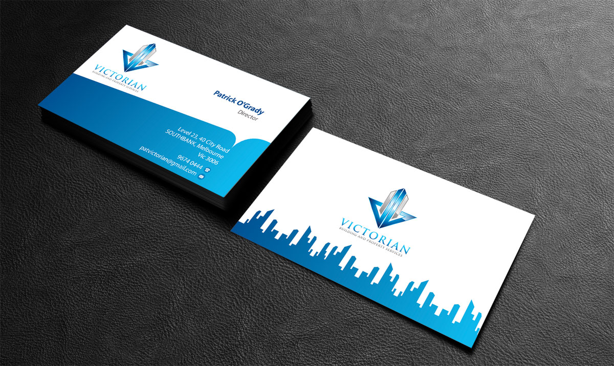 Business Card Design by alpesh9520 for Victorian Building and Property Services | Design #11319752