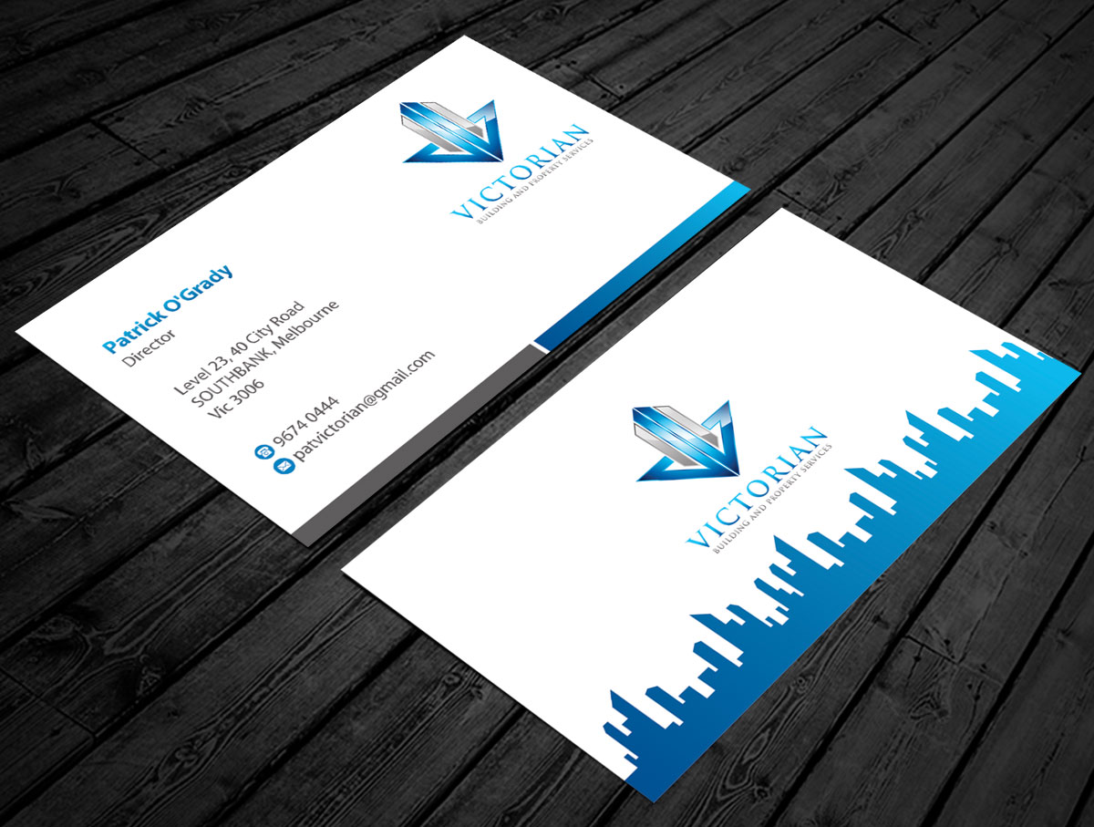 Business Card Design by alpesh9520 for Victorian Building and Property Services | Design #11319753