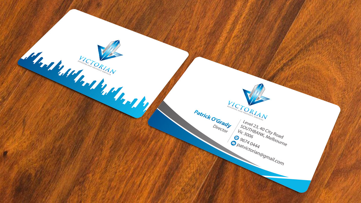 Business Card Design by alpesh9520 for Victorian Building and Property Services | Design #11319754