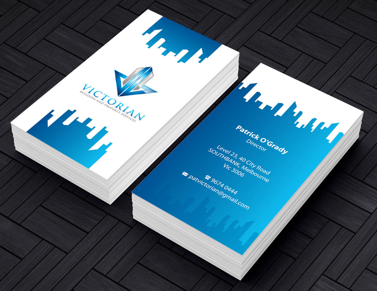 Business Card Design by alpesh9520 for Victorian Building and Property Services | Design #11319756