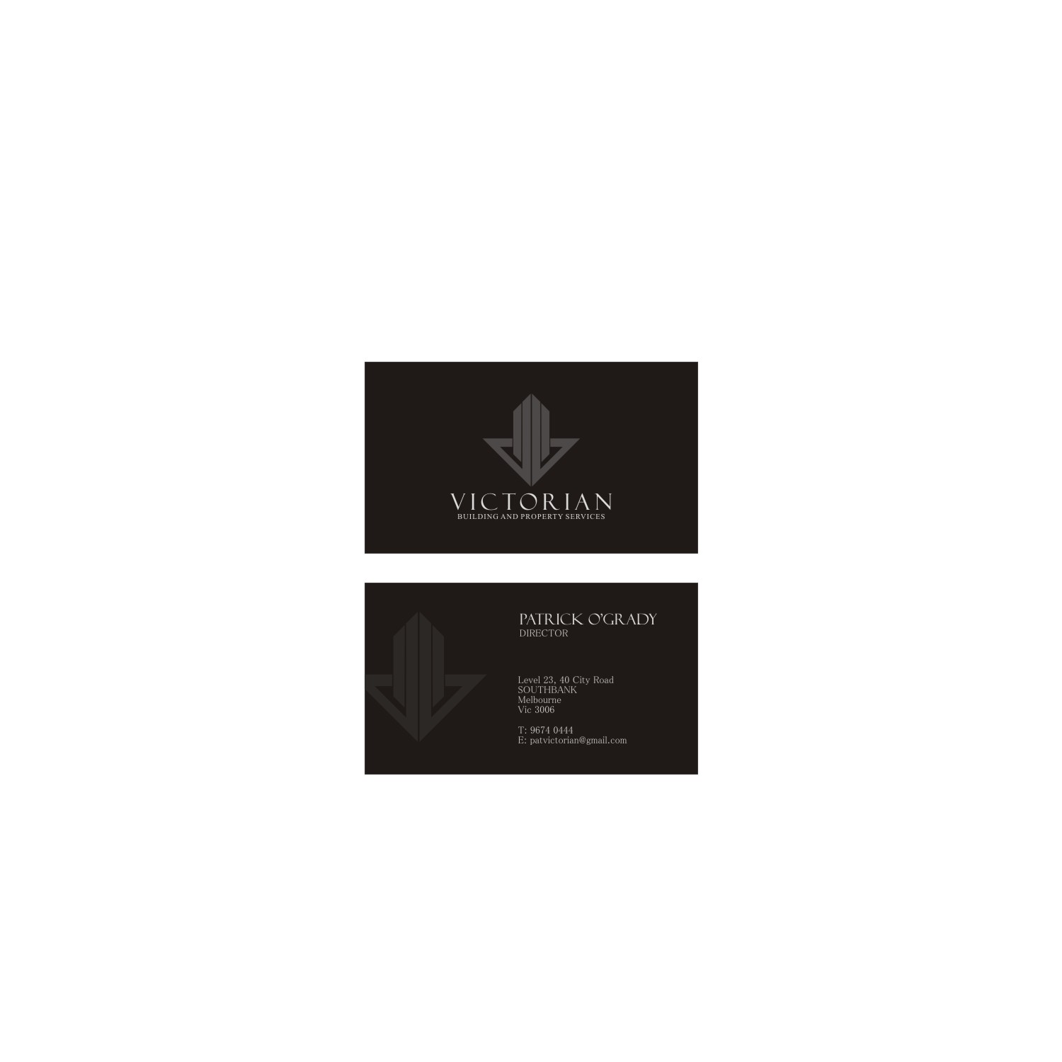 Business Card Design by vasanth6960 for Victorian Building and Property Services | Design #11365595