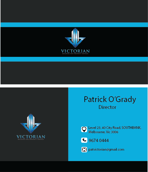 Visitenkarten-Design von syra1233 für Victorian Building and Property Services | Design #11364105