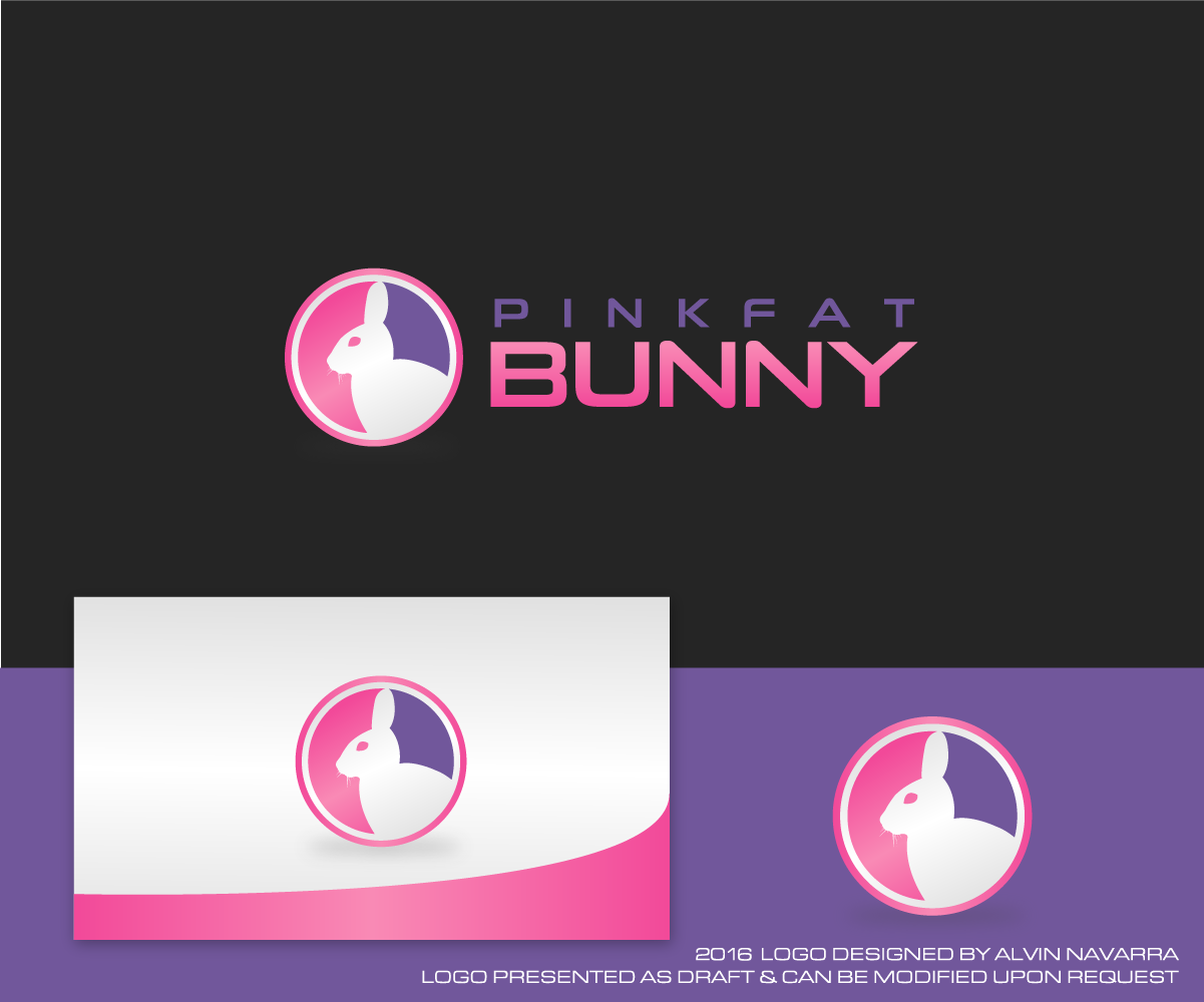 Logo Design by alvinnavarra for Pink Fat Bunny | Design #11358283