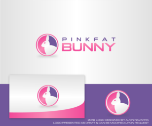 Logo Design by alvinnavarra for Pink Fat Bunny | Design: #11358288