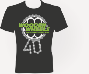 bicycle shop celebrating our 40th year in business and looking for a creative yet simple shirt desig | T-shirt Design by jayneel_s