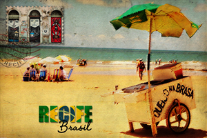 Recife Tourism Post | Design de Poster par Pinky 