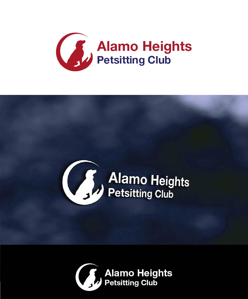 Logo Design by joliau for Alamo Heights Petsitting Club | Design #11300267