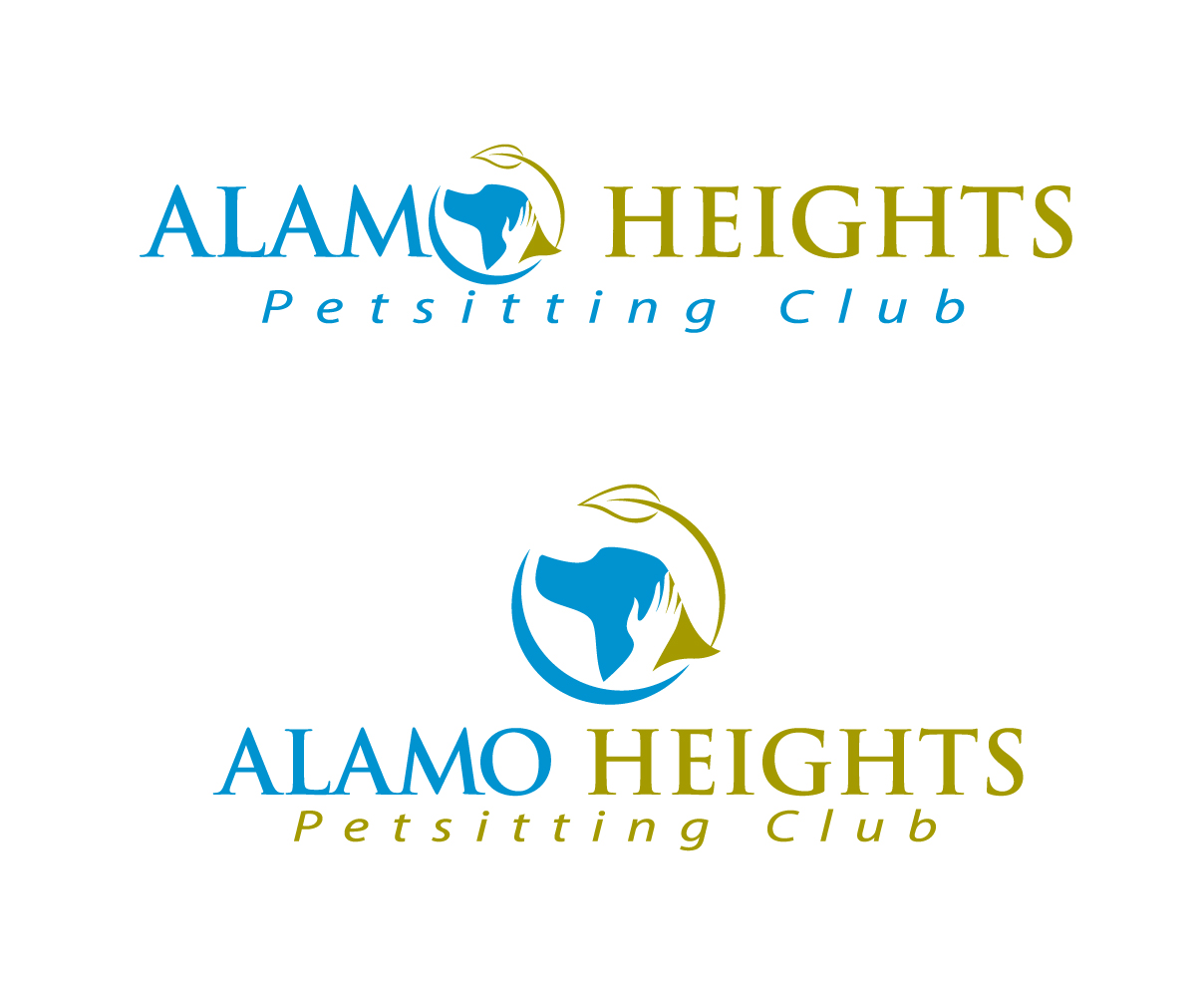 Logo Design by blue eye for Alamo Heights Petsitting Club | Design #11312953