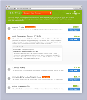 App Design by Nicky Bozic for Personalabs | Design: #2393422