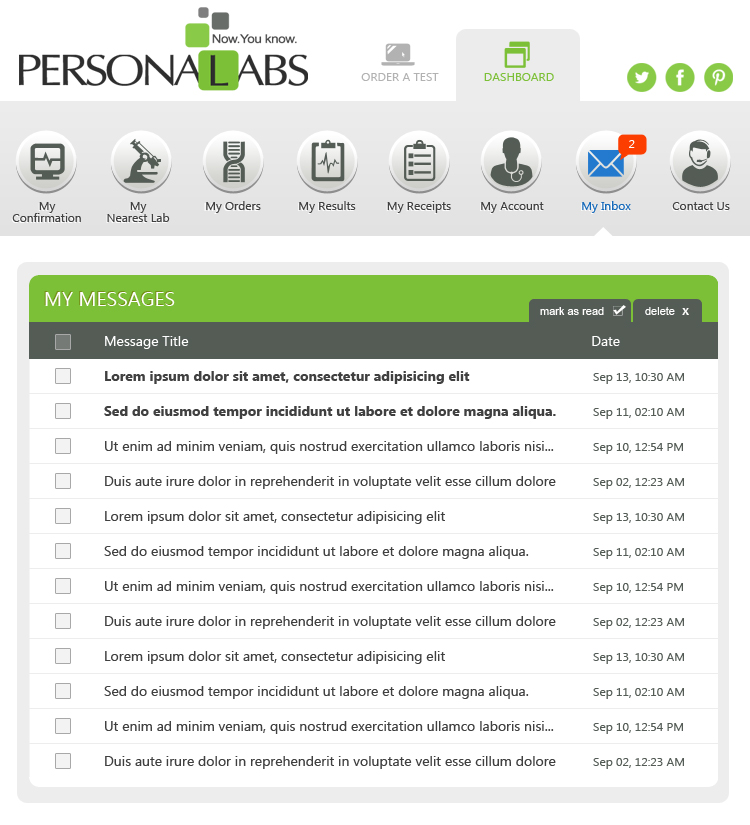 Diseño de aplicación (App) por jeckx2 para Personalabs | Diseño #2398720