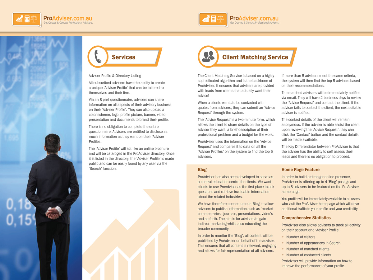 Brochure Design by Ganesh for ProAdviser | Design #2309651