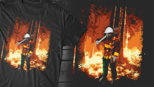 Wildland Firefighter  (T-Shirt) | T-Shirt-Design von db1404