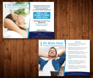 Flyer Design by Designers Hub for Sit Back Host | Design: #11345725