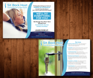Flyer Design by Designers Hub for Sit Back Host | Design: #11366602