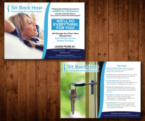 Flyer Design by Designers Hub for Sit Back Host | Design: #11368366