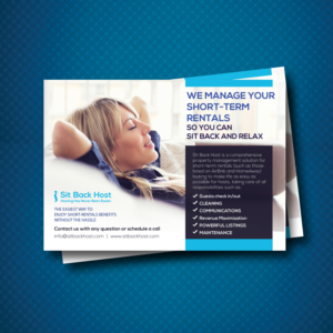 Flyer Design by uk for Sit Back Host | Design: #11296213