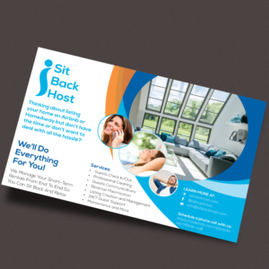 Flyer Design by PixelDesign for Sit Back Host | Design #11335056
