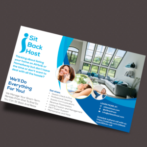 Flyer Design by PixelDesign for Sit Back Host | Design: #11335057