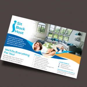 Flyer Design by PixelDesign for Sit Back Host | Design: #11335058