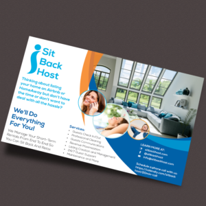 Flyer Design by PixelDesign for Sit Back Host | Design: #11335060