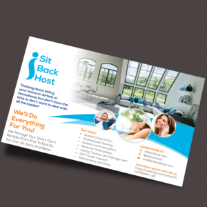 Flyer Design by PixelDesign for Sit Back Host | Design: #11335067