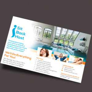 Flyer Design by PixelDesign for Sit Back Host | Design: #11335068