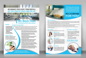 Flyer Design by debdesign for Sit Back Host | Design: #11350817