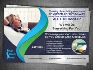 Flyer Design by rug for Sit Back Host | Design #11311072