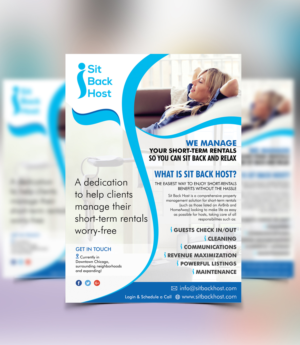 Flyer Design by ecorokerz for Sit Back Host | Design: #11299034