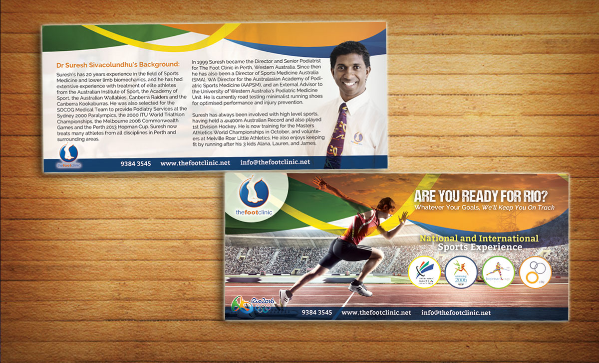 Flyer Design by alessandroevge for The Foot Clinic | Design #11539396