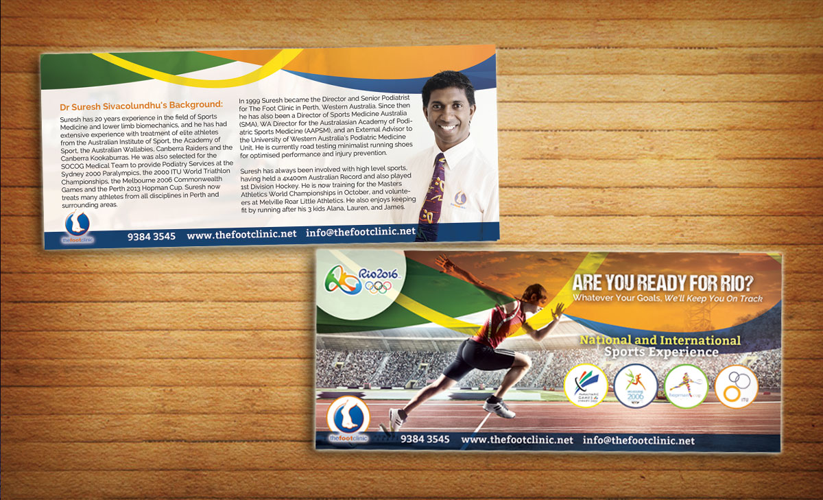 Flyer Design by alessandroevge for The Foot Clinic | Design #11569894