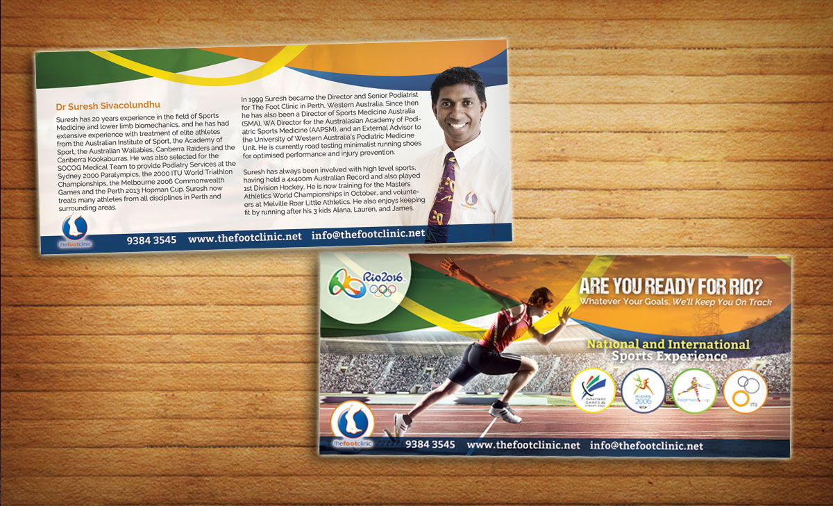 Flyer Design by alessandroevge for The Foot Clinic | Design #11570587