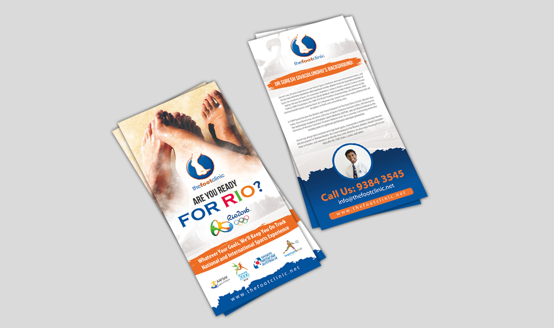 Flyer Design by debdesign for The Foot Clinic | Design #11549269